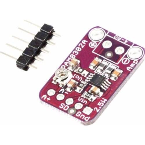 2PCS PAM8302 2.5W Class D Single Channel Audio Amplifier Board Amp Module