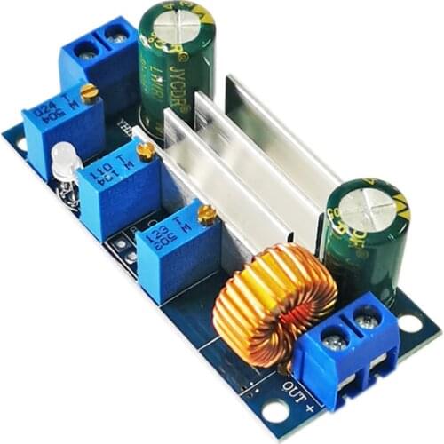 Automatic Protection! 5A Max DC-DC XL4005 Step Down Buck Power Supply Module Adjustable CC/CV Lithium Charge Board for Arduino