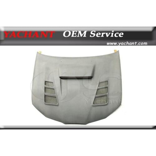 Car-Styling Auto Accessories FRP Fiber Glass Front Hood Bonnet Fit For 2006-2007 Impreza WRX STI 9th VS Style Hood Bonnet