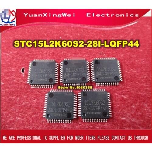 Free shipping 10pcs/lot STC15L2K60S2-28I-LQFP44 STC15L2K60S2 STC15L2K60S2-28I QFP44