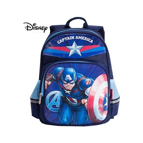 Disney Spider-Man Elsa Childrens Backpack Boys and Girls All-match Sofia Princess Captain America Cartoon Fashion Backpack