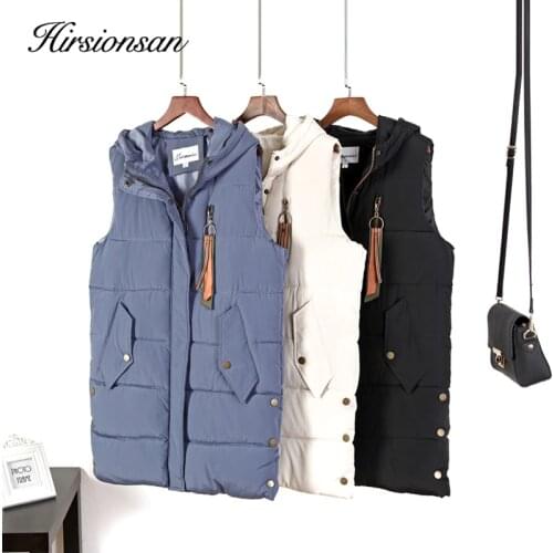 Женские зимние жилеты Hirsionsan China At AliExpress