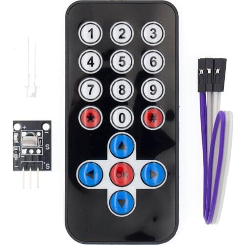 Infrared IR Wireless Remote Control Module Kits DIY Kit HX1838 For Raspberry Pi arduino
