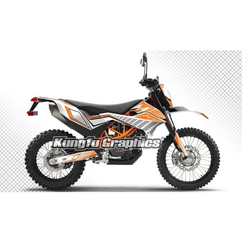 KUNGFU GRAPHICS Dirt Bike Stickers Custom MX Decals Kit Vinyl Wraps for 690 Enduro R 2012 2013 2014 2015 2016 2017 2018