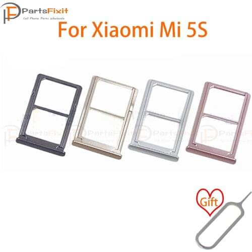SIM Card Tray for Mi5S SIM Card Slot SIM Card Holder Card Slot Adapter for Mi 5S Replacement Parts with free Eject Pin
