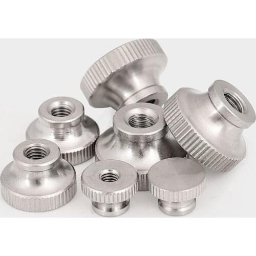 M3M4M5M6M8M10 stainless steel high head kameer nut hand screw nut blind hole through hole advertising decoration nail