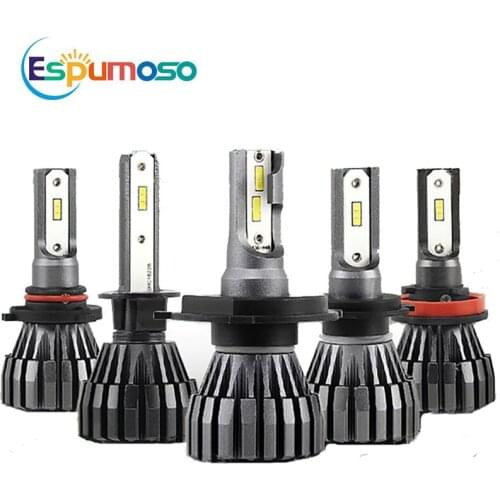 Motorcycle Car Led Headlight 120W 16000LM CSP H7 H1 H4 H3 H11 Auto Headlamp HB3 HB4 9005 9006 9007 Driving Bulb 12V 6500K K2