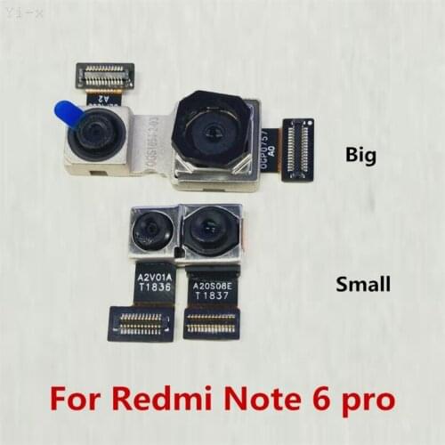 New Original Back Front rear Small Big camera Flex Cable for Xiaomi Redmi Note6 pro note 6 pro