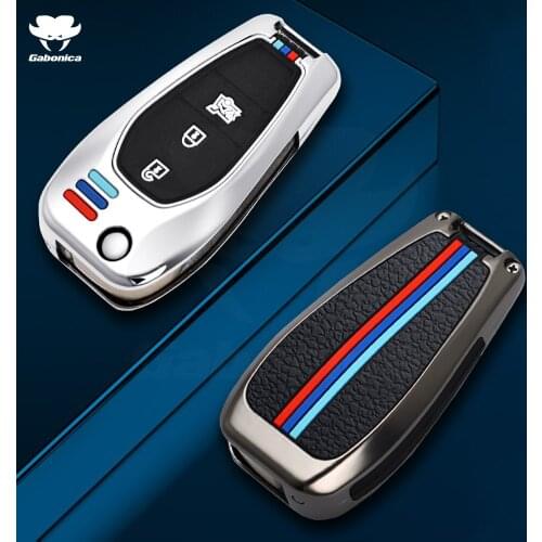 New Galvanized Alloy Car Key Cover Case for New Chevrolet Cruze 2014 2015 2016 2017 2018 Chevrolet Key Fob Cover Car Accessories