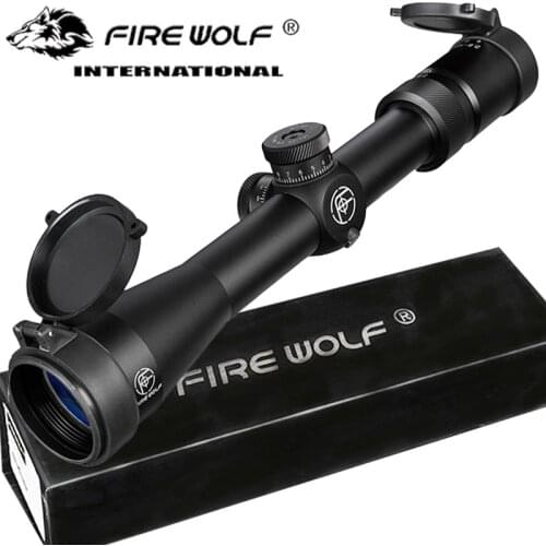 2.8-10X40 Riflescope Hunting Green Reticle Optical Sight Hunting Rifle Scope Tactical Optics Airsoft Air Guns Scopes