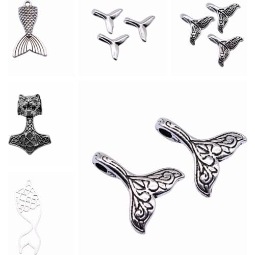 Sejuani diy charms for jewelry making kit pendant for bracelet jewelry accessories Whale Tail Charms