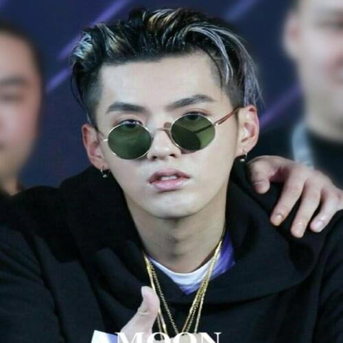 Haptron rétro lunettes de soleil rondes hommes et femmes 2018 marque designer de luxe rose vert jaune noir lunettes de soleil UV