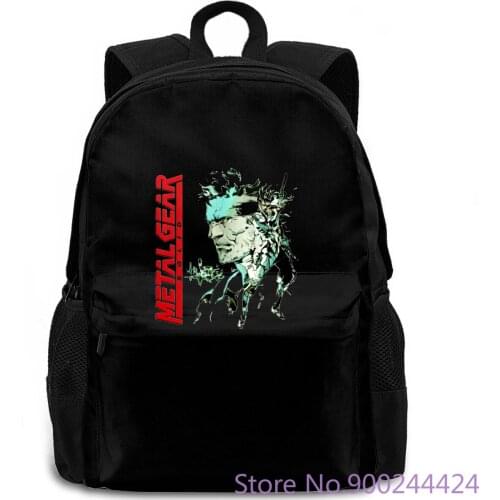 New Metal Gear Solid women men backpack laptop travel school adult student