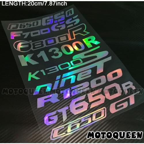 Motorcycle Reflective Tank Pads Fairing Stickers Decals for C650GT GT650R NINET K1300R K1300S F800R F700GS F650GSA R1200 GS