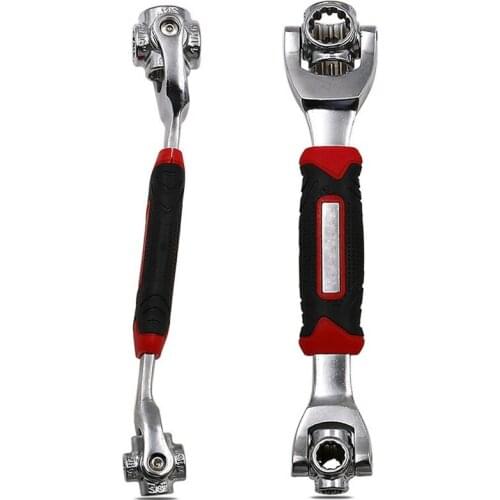 360 Degree Multipurpose Tiger Wrench 8 In 1 Tools Socket Works Universal Ratchet Spline Bolts Torx Sleeve Rotation Hand Tools