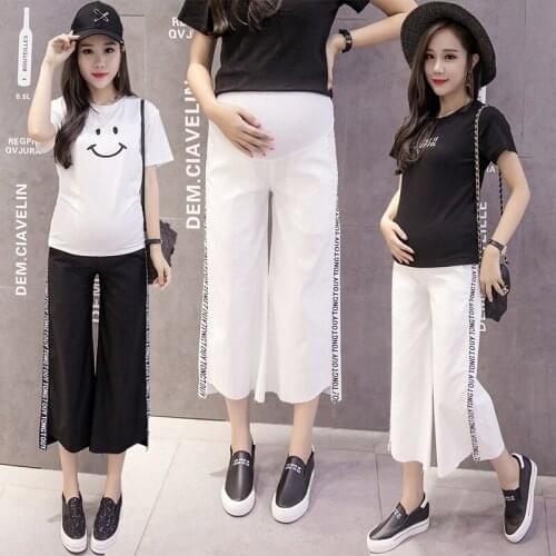 Spring Autumn Pregnancy Pants New Fashion Pregnant Woman Loose Trousers Plus Size maternity pants