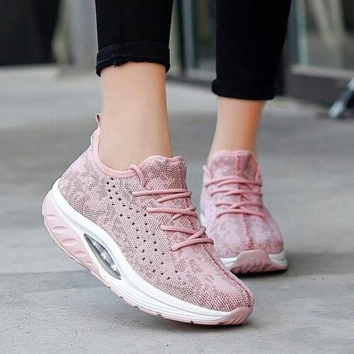 Spring New High Quali Women Vulcanized Shoes For Women Breathable Light Big Sneakers Air Cushion Non-slip Shoes Woman