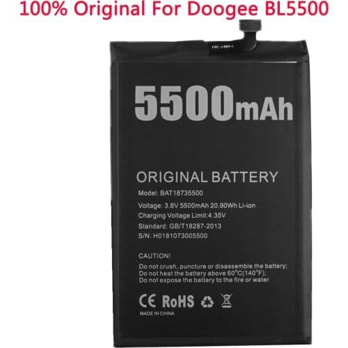 100% Original BAT18735500 battery 5500mah for Doogee s55 s55Lite Cellphone batteries Doogee s55 battery