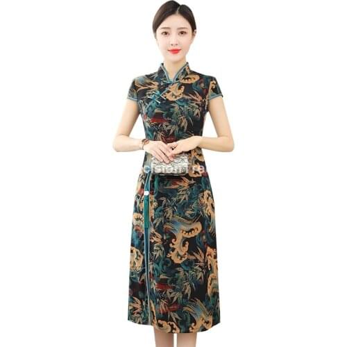 2021 traditional qipao dress cheongsam aodai vietnam clothing cheongsam aodai vietnam dress vietnamese aoai elegant party dress