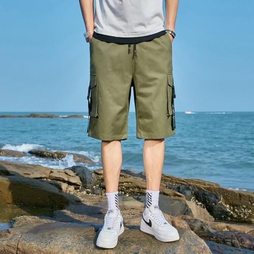 Large Mens Shorts Mesh Elastic Summer Breeches 8XL 6XL Big Size Clothing Cotton Black Grey Green Sweat Shorts Plus Size Shorts