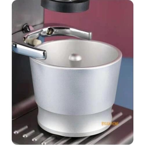 BYUAN HOME Powder receptacle powder cup 58mm coffee machine handle for hand Excellent quality espresso coffee tools