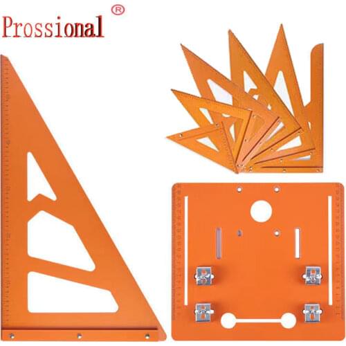 Woodworking Precision Triangle Ruler 90 Degree Square Scribing Ruler Electric Circular Saw Cutting Machine Angle Cutting Tool