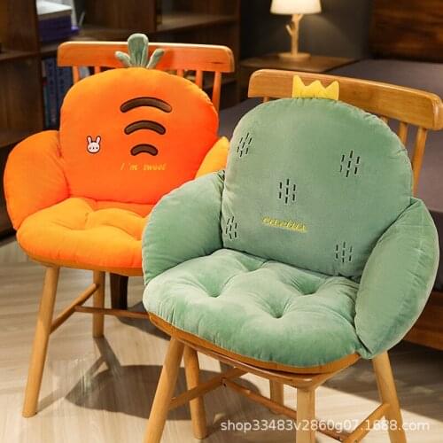 Kawaii One-piece Cushion Sedentary Chair Super Soft Comfortable Non-slip Stuffed Baby Stool Thickened Baby Car Seat Room Decor