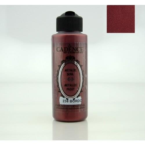 Cadence Metallic Paint 236-Bordo 120ml