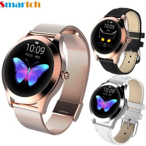 KW10 KW20 Smart Watch Women 2018 IP68 Waterproof Heart Rate Monitoring Bluetooth For Android IOS Fitness Bracelet Smartwatch