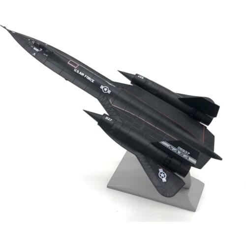 Model plane 1:144Simulation alloy fighter model nsmodel US blackbird SR-71 reconnaissance aircraft