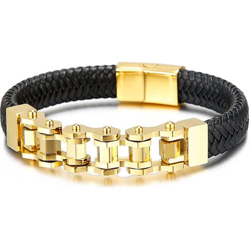 Kalen 3 Color Rope Lock Mens Bracelets 215mm Stainless Steel Simple Bracelet Jewelry Accessories