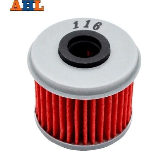 AHL 116 1/2/4pc Motorcycle Cartridge Oil Filter for POLARIS SPORTSMAN ETX 325 ACE325 Ranger ETX 325 FOR KAWASAKI JT1500