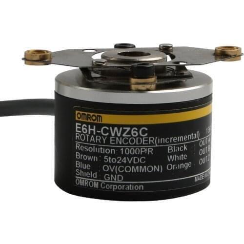 General-purpose Rotary Encoder E6H-CWZ6C 3600 P/R open collector ABZ phase hollow shaft encoder
