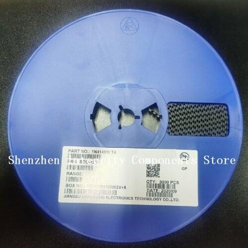 Wholesaler 1000pcs/lot 1N4148W T4 SOD123 switching diode Original
