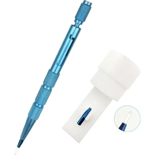 Sapphire blades knives Hair implanted bladeshair transplant knife Titanium handle eyebrow Hair Transplant autoclavable tool