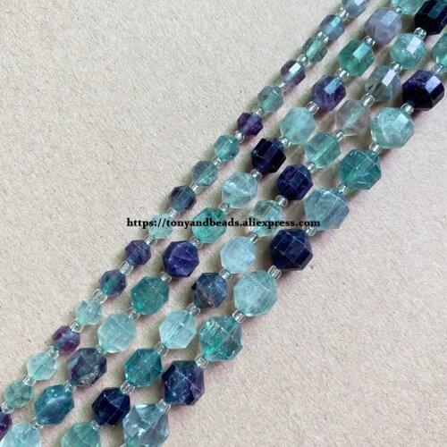 2lots more 10% off ! Semi-precious Stone American Football Faceted AA Quality Green Fluorite 7" Round Loose Beads 6 8 10 mm