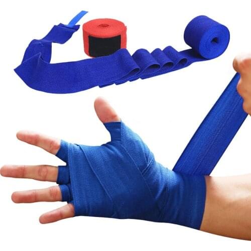 Boxing Sports Elastic Wraps Bandage 1.5/2/3/5 meter MMA Muay Thai Kick Hand Gloves Wraps Fitness Belts Boxer Training Equipment