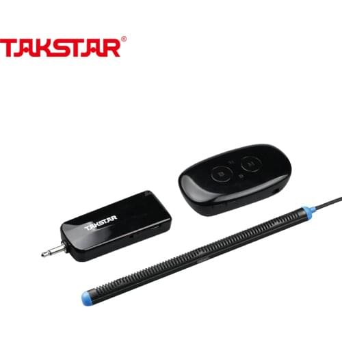 Takstar WHM-24A Harmonica Wireless Microphone UHF Bidirectional Mini Instrument Mic above 40 meters Transmission distance