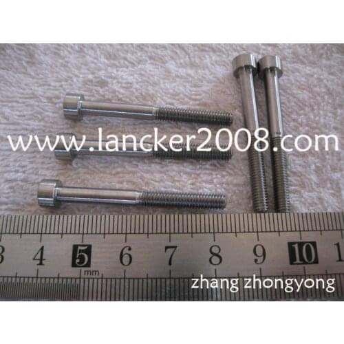 M4x6 8 10 12 15 20 25 30 35 40 Hexagon socket cap head titanium alloy screw DIN912 Gr5