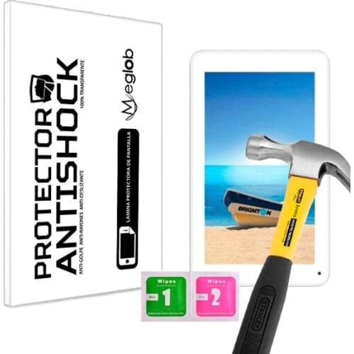 Screen protector Anti-Shock Anti-scratch Anti-Shatter compatible with Tablet Brigmton Sonfer SFTPC-107