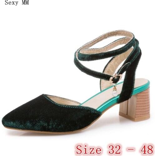 High Heels Women Pumps High Heel Sandals Shoes Stiletto Woman Wedding Shoes Small Plus Size 32 33 - 40 41 42 43 44 45 46 47 48
