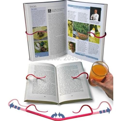 Hands Free Travel Reading Book Holder Read Holds Pages Open