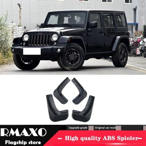 For Jeep Wranler 2005-2017 Mudflaps Splash Guards Front With color and rear Mud Flap Mudguards Fender Modified special