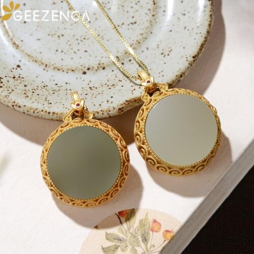 GEEZENCA Women's Medallions