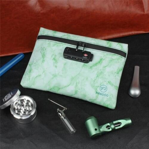 Hot Smell Proof Bag With Combination Lock Odor Proof Stash Case Container For Herbs; Medicine Lock Box Bag Travel Storage Case