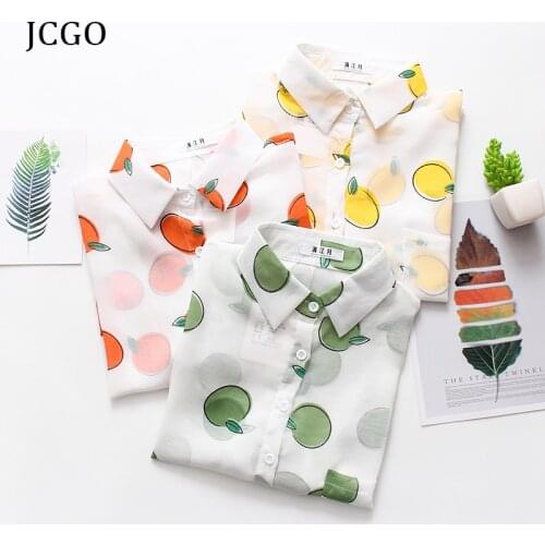 Блузки с принтом JCGO China At AliExpress