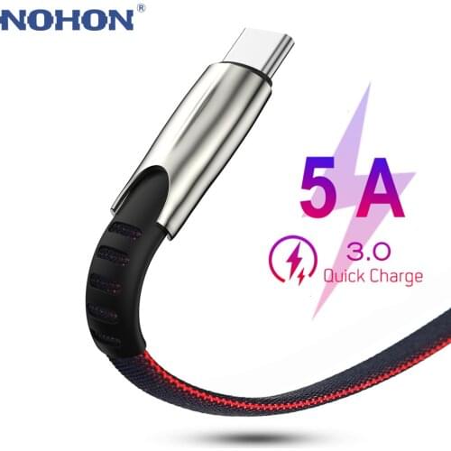 3M USB C Type C Data Cable For Samsung S9 S10 Plus Xiaomi Redmi Note 7 10 Huawei P20 P30 USBC TypeC Charger 5A Super Fast Charge