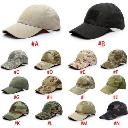 Outdoor Sport Snap back Caps Camouflage Hat Simplicity Tactical Military Army Camo Hunting Cap Hat For Men Adult Cap