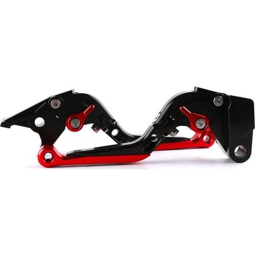 Short Alloy Brake & Clutch Handlebar Lever for Kawasaki Z900 Motocross Motorcycle Parts Red Z900 2017 2018 2019