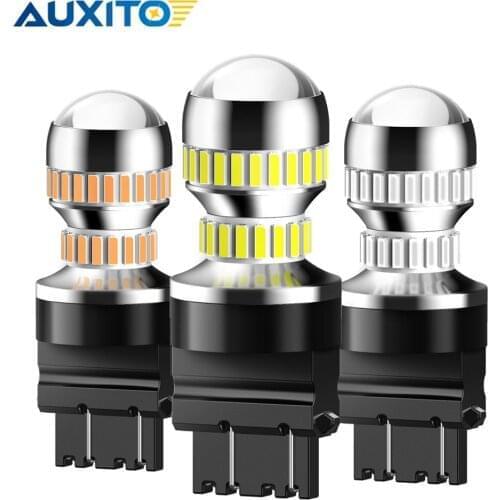 AUXITO 3156 3157 T25 Led Bulb Car Turn Brake Tail Back Up Stop Light For Dodge Caliber Challenger Ram 1500 Journey Suzuki Grand